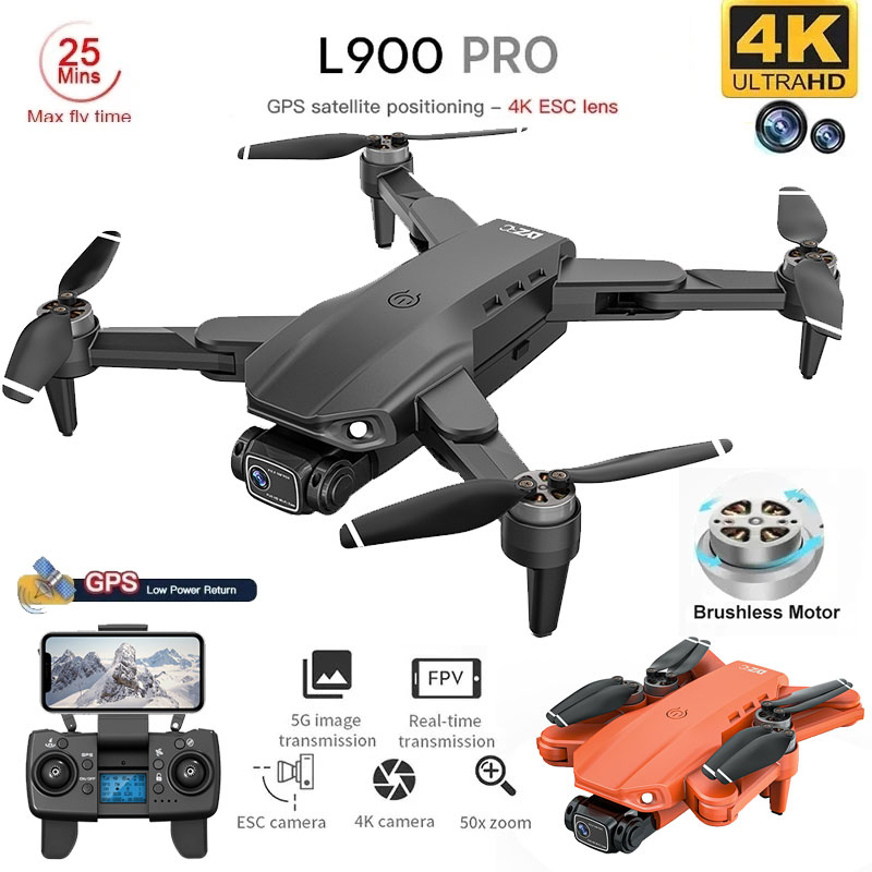 Drone Ae Rc - L900 pro gps drone 4k profissional
