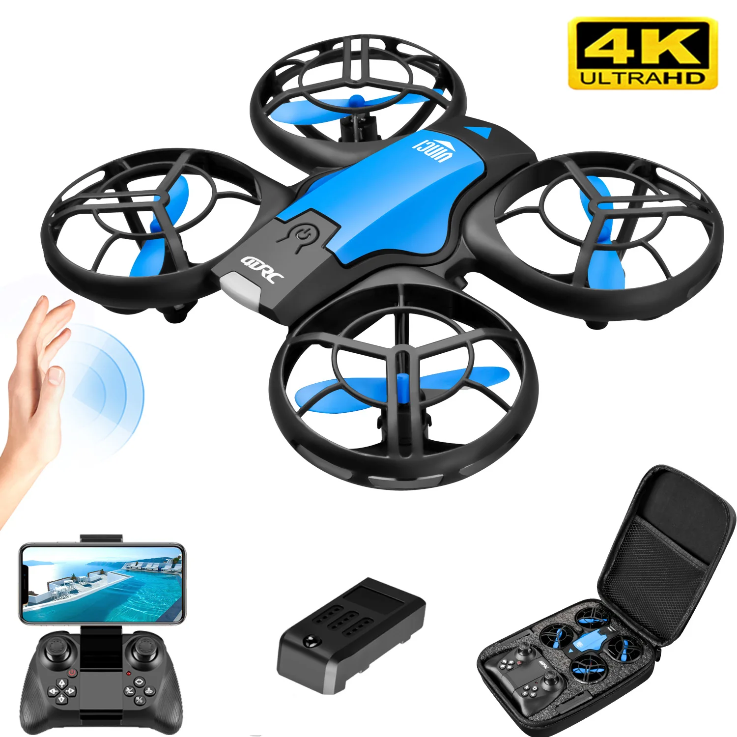 Novo Mini Drone V8 4K Profissi - Drone Ae Rc avaliação e preço