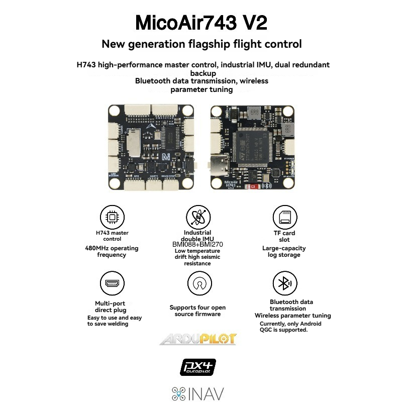 MicoAir743 V2 Controlador de v - Drone Rc Leading avaliação e preço