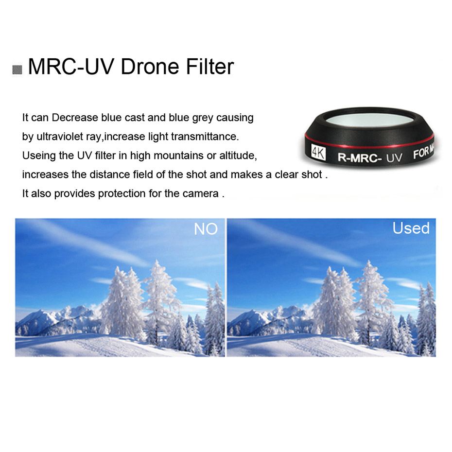 Filtro do zangão para mavic pr - Drone Dji Rc Pro avaliação e preço