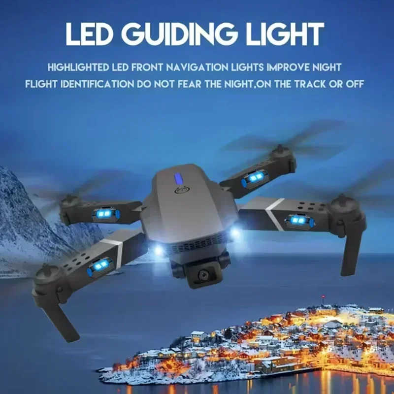 E88 pro wifi fpv drone grande  - Drone Ae Rc avaliação e preço