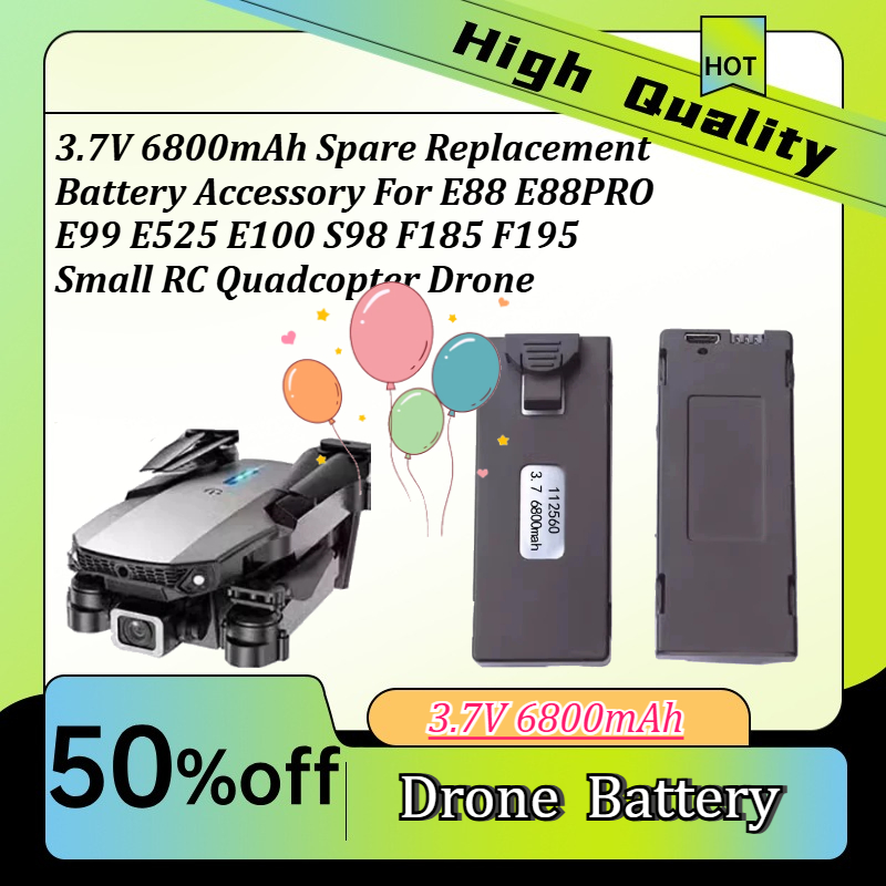 Bateria de Substituição 3.7V 6 - Drone E88 Rc Quadcopter avaliação e preço