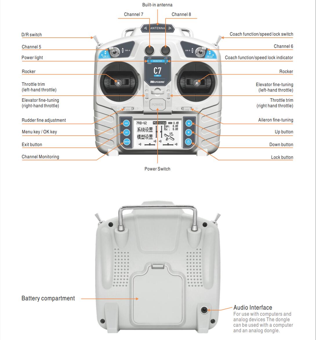 MicroZone MC7 Controlador C7 M - Drone Rc Leading avaliação e preço