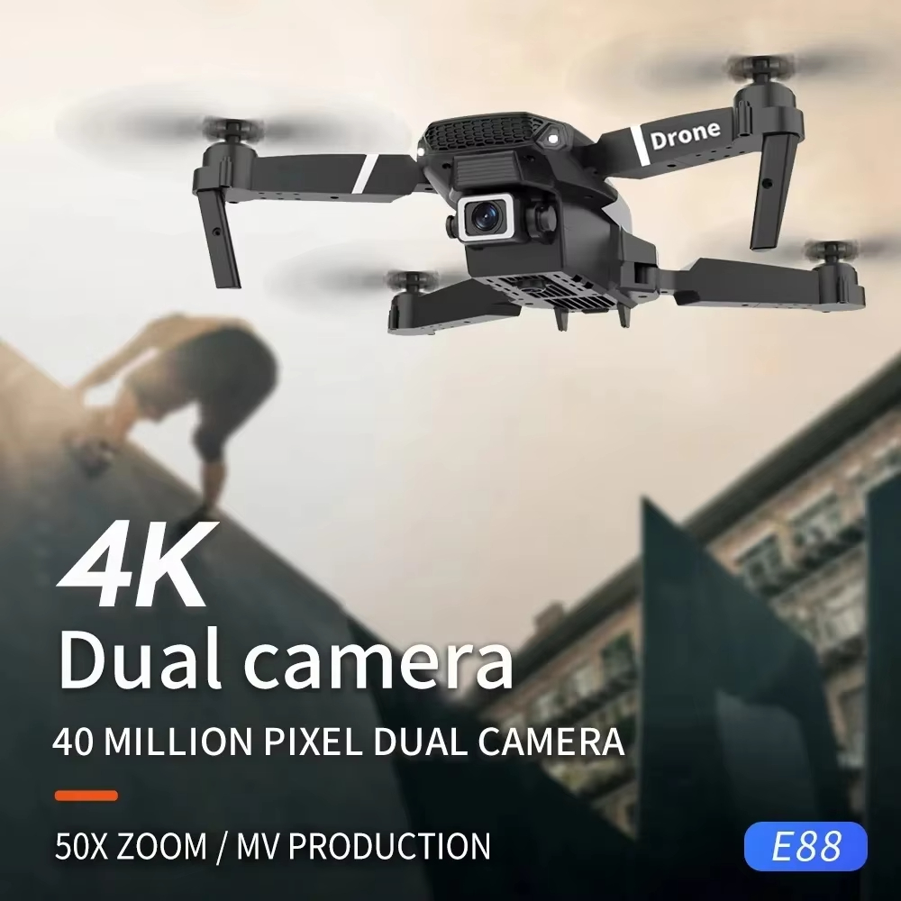 Drone Profissional 6K Grande A - Drone E88 Rc Quadcopter avaliação e preço